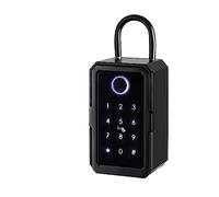 K3-TY - Piccola cassetta di sicurezza, con accesso a impronte digitali e carte, portatile, per casa/ufficio, compatibile con Tuya, K3-TY