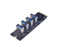 K32C per scheda riser PCI-E M.2 per il mining del modulo adattatore M-KEY PCI-E a 4 porte per Win