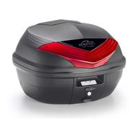 K355N2 - BAULETTO MONOLOCK 35 LITRI CON CATADIOTTRO ROSSO
