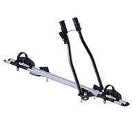 K39 302 Portabiciclette Tetto Universale Auto Sagittar per 1 Bicicletta Canala Alu Furto