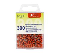 K3T 48123 - Aghi per marcatura, confezione da 300, colore rosso