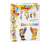 K3T 82017-6 - Confezione da 6 sacchetti regalo, misura media (altezza x larghezza x profondità) 23 x 18 x 10 cm