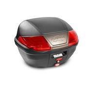 K400N KAPPA VALIGIA 40 LT TEXTURE COPERTURA CARBONIO E CATADIOTTRI ROSSI
