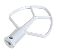 K45B - Frusta piatta compatibile con mixer KitchenAid con testa inclinabile da 4,5-5 litri, attacco a paletta in alluminio, sbattitore per pasticceria, accessorio per miscelazione a paletta
