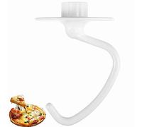 K45DH - Gancio per impasto rivestito per miscelatore KitchenAid, attacco per miscelatore da cucina K45 K45SS KSM90 KSM150 con testa inclinabile per miscelatori, 4,5/5,0 Quart Bowel