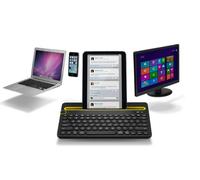 Logitech K480 Bluetooth QWERTZ Tedesco Nero, 920-006350