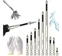 k5 Impact Resistant Non Slip Bit, k5 Anti Slip Bit, Impact Driver Bit Set, High Magnetic Screwdriver Drill Bit Set,Never-Drop Rust-Resistant High Magnetic Drill Bits 25-150mm Universal