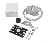 K50 - Termostato con display digitale per frigorifero con sonda da 90 cm, connessione a 3 pin, per raffreddamento domestico, freezer, vetrina, sistema di solidificazione da -3 °C a -20 °C