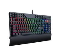 K550 RGB Gaming Tastiera 104 con 12 Macro G Wired Mechanical Design Include il riposo del polso compatibile con la configurazione del PC(Black)