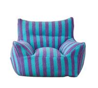 K5d1P9m7 Sedia a sacco Angolo lettura della stanza, pouf, divano singolo pigro, balcone e camera da letto, poltrona reclinabile for il tempo libero(Blue)