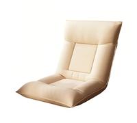 K5d1P9m7 Sedia a sacco Divano Lazy Poltrona reclinabile e cuscino schienale pieghevole for balcone(Bianco)