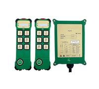 K600 6 buttons single speed 24-264V Industrial Wireless Radio Crane Remote Control switches Hoist track Crane lift Controller(2T 1R,AC DC110-460V)