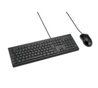 Kensington Kit Tastiera e Mouse KM100 EQ Wired QWERTY Italiano Nero Ambidestro