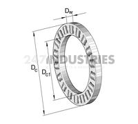 K81152-M/+6-8 INA 260 x 320 x 18 mm CYL. ROLL. CAGE ASSY Cylindrical Roller B...