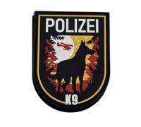 K9 DHF Sunset Rubber Patch con , polizia, cane da pastore, badge tattico, abbigliamento da servizio, giubbotto, uniforme, giacca da servizio, toppe per cani