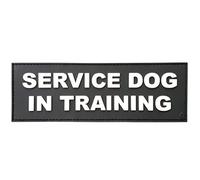 K9 Harness SERVICE DOG IN TRAINING K-9 PVC Rubber 3D Hook Patch