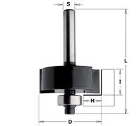 CMT Orange Tools – Fresa a gradino con cuscinetto HW Z2 S=8 D=31.8x12.7x54 H=9.5 DX