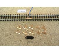 K93B, set contatti elettrici KaModel per binari N (Fleischmann, Peco ecc.),...