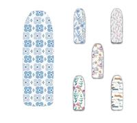 Ka' Mia - Copriasse per mobiletto Compatibile ASSE Foppapedretti con Elastico 116x65 cm consigliato per Assi Fino a 101x50 cm- Copriasse Ferro da Stiro (Charlotte Blue)