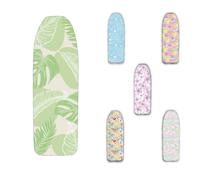 Ka' Mia - Copriasse per mobiletto Compatibile ASSE Foppapedretti con Elastico 116x65 cm consigliato per Assi Fino a 101x50 cm- Copriasse Ferro da Stiro (Bahamas)
