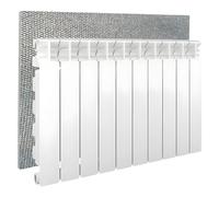 Ka' Mia - RIFLEX - Confezione da 2 pannelli isolanti in polietilene con film in alluminio - Dimensioni cm100x70 (cad) - Ideali per preservare e aumentare il calore all'interno della casa