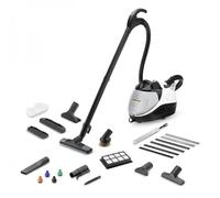 Kärcher SV 7 Pulitore a vapore cilindrico 0,5 L 2200 W Nero, Grigio, Bianco