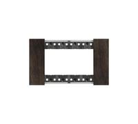 Placca Bticino Living Now 4 moduli colore legno noce KA4804LG