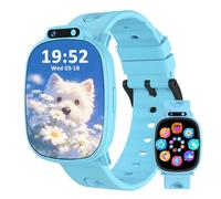 kaacly smartwatch bambini per ragazze ragazzi regalo con 1,9 pollici fai da te viso apprendimento carte musica storie della buonanotte, regalo di compleanno per bambini