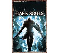 KAARIRI Dark Souls 2011video Game Targa in latta vintage retrò targa in metallo decorazione da parete arte shabby chic regalo murale 20 x 30 cm