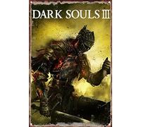 KAARIRI Dark Souls Iii - Targa in metallo vintage retrò con videogiochi, decorazione da parete, stile shabby chic, 30,5 x 20,3 cm