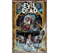 KAARIRI The Evil Dead Horror Movie Bloody Vintage Targa in metallo metallo targa decorazione da parete arte shabby chic regalo murale ferro 20,3 x 30,5 cm