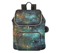 KAAVIYO Arte Astratta Del Simbolo Della Matematica Zaino Alla Moda per Studenti,Borse A Tracolla Zaini da Viaggio per Giovani Adolescenti