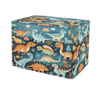 KAAVIYO Arte Del Dinosauro Blu Cielo Copertura per Cuccia per Cani e Gatti Impermeabile per Cuccia Animali Domestici Gabbie Interni Esterni