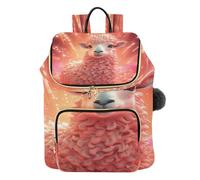 KAAVIYO Arte Del Fuoco Spaziale Delle Pecore Rosse Zaino Alla Moda per Studenti,Borse A Tracolla Zaini da Viaggio per Giovani Adolescenti