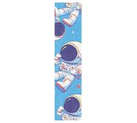 KAAVIYO Astronauta Spazio Luminoso Modello Griptape per Skateboard Grip Tape Autoadesivo Antiscivolo per Longboard Adesivi Grip(9x33in,44x10in 1pcs)
