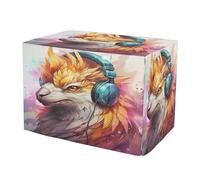 KAAVIYO Bisonte Musica Cool Copertura per Cuccia per Cani e Gatti Impermeabile per Cuccia Animali Domestici Gabbie Interni Esterni