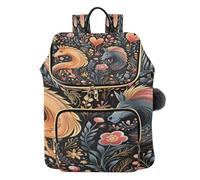 KAAVIYO Cavalli Cuori Modelli Art Zaino Alla Moda per Studenti,Borse A Tracolla Zaini da Viaggio per Giovani Adolescenti