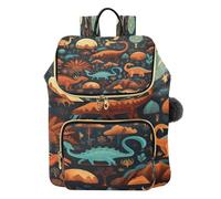 KAAVIYO Dinosauri Antichi Marrone Zaino Alla Moda per Studenti,Borse A Tracolla Zaini da Viaggio per Giovani Adolescenti