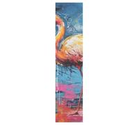 KAAVIYO Fenicottero Giallo Spruzzato Vibrante Modello Griptape per Skateboard Grip Tape Autoadesivo Antiscivolo per Longboard Adesivi Grip(9x33in,44x10in 1pcs)