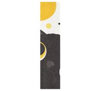 KAAVIYO Gatto Nero Che Fissa Gli Occhi Gialli Modello Griptape per Skateboard Grip Tape Autoadesivo Antiscivolo per Longboard Adesivi Grip(9x33in,44x10in 1pcs)