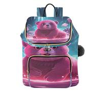 KAAVIYO Lontra D'arte Rosa Leggera Zaino Alla Moda per Studenti,Borse A Tracolla Zaini da Viaggio per Giovani Adolescenti
