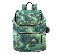 KAAVIYO Modelli Di Cartoni Animati Cavallucci Marini Zaino Alla Moda per Studenti,Borse A Tracolla Zaini da Viaggio per Giovani Adolescenti