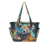 KAAVIYO Opera D'arte Ad Acquerello Koala Borsa da Spiaggia Viaggio Donna Shopping Donna A Tracolla per Ragazze