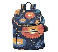 KAAVIYO Stelle Carine Leoni Zaino Alla Moda per Studenti,Borse A Tracolla Zaini da Viaggio per Giovani Adolescenti