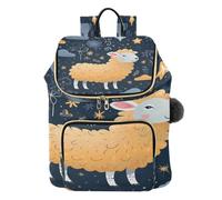 KAAVIYO Stelle Carine Spazio Pecore Zaino Alla Moda per Studenti,Borse A Tracolla Zaini da Viaggio per Giovani Adolescenti