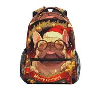 KAAVIYO Vacanza Allegra Cane Marrone Zaino per Bambini Studente Scolastico Zaino da Bookbag Borsa Del Libro per Viaggio Teenager Ragazze Ragazzi Capretto