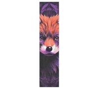 KAAVIYO Volpe Rossa Che Guarda Viola Mistica Modello Griptape per Skateboard Grip Tape Autoadesivo Antiscivolo per Longboard Adesivi Grip(9x33in,44x10in 1pcs)