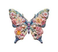 KaayeeWood Puzzle in Legno per Adulti,130 Pezzi Gioielli Farfalla Puzzle di Legno con Scatola,Puzzle Irregolare Unico,Regalo di Compleanno per Adulti e Bambini