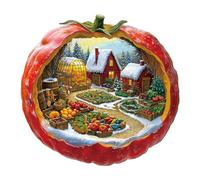 KaayeeWood Puzzle in Legno per Adulti,250 Pezzi Fattoria Invernale del Pomodoro Puzzle di Legno con Scatola,Puzzle Irregolare Unico,Regalo di Compleanno per Adulti e Bambini