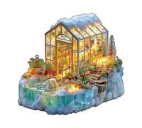 KaayeeWood Puzzle in Legno per Adulti,250 Pezzi Serra del Ghiacciaio Puzzle di Legno con Scatola,Puzzle Irregolare Unico,Regalo di Compleanno per Adulti e Bambini